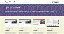 Desktop Screenshot of opengov.org.gh