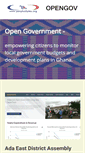 Mobile Screenshot of opengov.org.gh